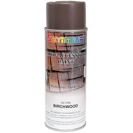 The Brush Man Roofing Spray Paint Birchwood, 12PK PAINT-RF-BIR